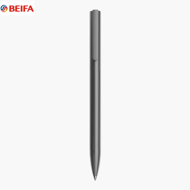 BEIFA Metal Gel Ink Sign Pen Rotating 0.5MM Black Switzerland Refill Business Signing School Office Stationery