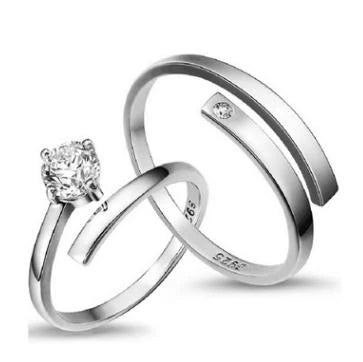 23 tipi lover anelli Endless Love Fidanzamento Matrimonio di Una Coppia Anelli Aneis Mens Dei Monili Impegno Anelli d'argento dei monili di colore