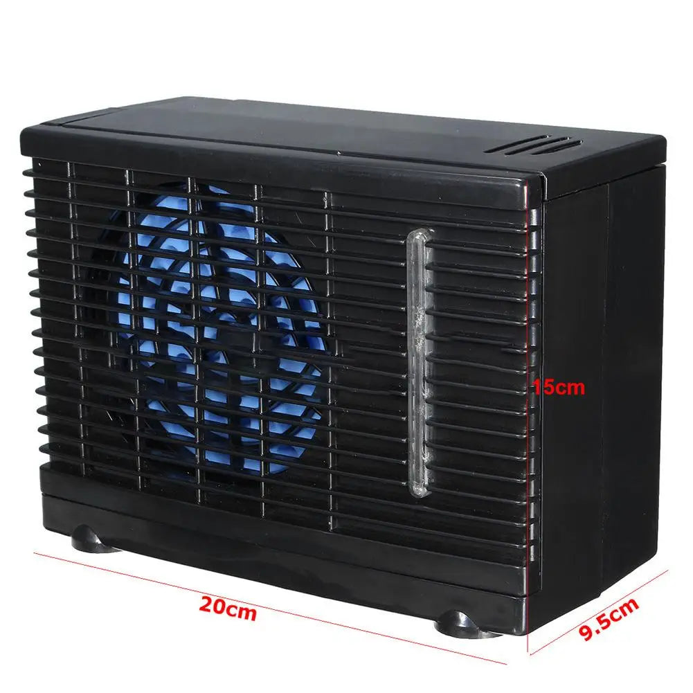 Condizionatore d'aria portatile per auto 12V regolabile 60W condizionatore d'aria per auto ventola di raffreddamento raffreddamento evaporativo per ghiaccio d'acqua