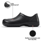 GUYISA Non Slip Safety Work Shoes for Kitchen Restaurant Hotel Environment Unisex for Men and Women