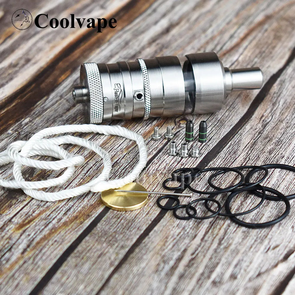 WOLF COOLVAPE Vapor Mod gigante con Flash-E-Vapor V4.5+ rta 316ss 23mm vape Atomizzatore mod meccanico adatto 18650 batteria e-sigaretta
