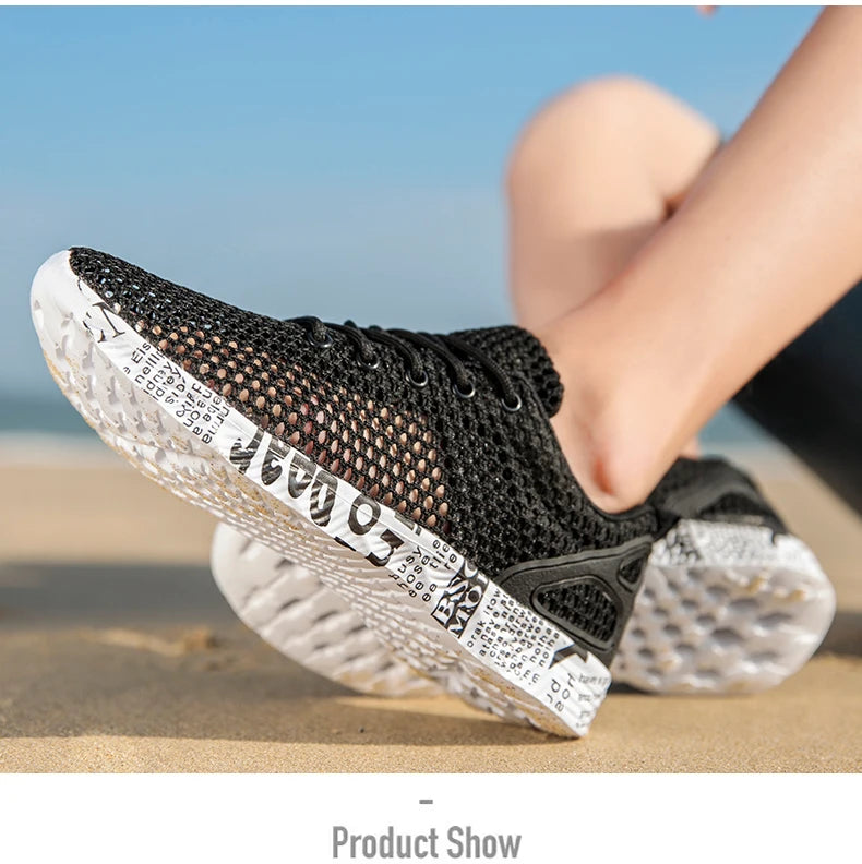 Scarpe casual da uomo estive di alta qualità Scarpe da acqua Scarpe da ginnastica in mesh d'aria Origin Calzature sportive in schiuma di moda Scarpe da spiaggia Scarpe da acqua