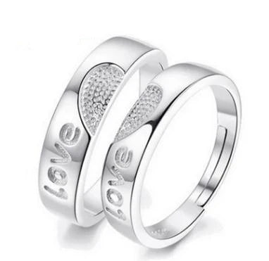 23 tipi lover anelli Endless Love Fidanzamento Matrimonio di Una Coppia Anelli Aneis Mens Dei Monili Impegno Anelli d'argento dei monili di colore