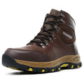 D865 Steel Toe Safety Work Anti-Puncture Anti-Smash Rubber Sole Safety Hiking Steel Toe Work Boots for Men Women
