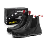 Newstyle Genuine Leather Safety Boot for Men Women Casual Safety Work Shoes  PU Outsole Steel Toe Winter Season for Construction