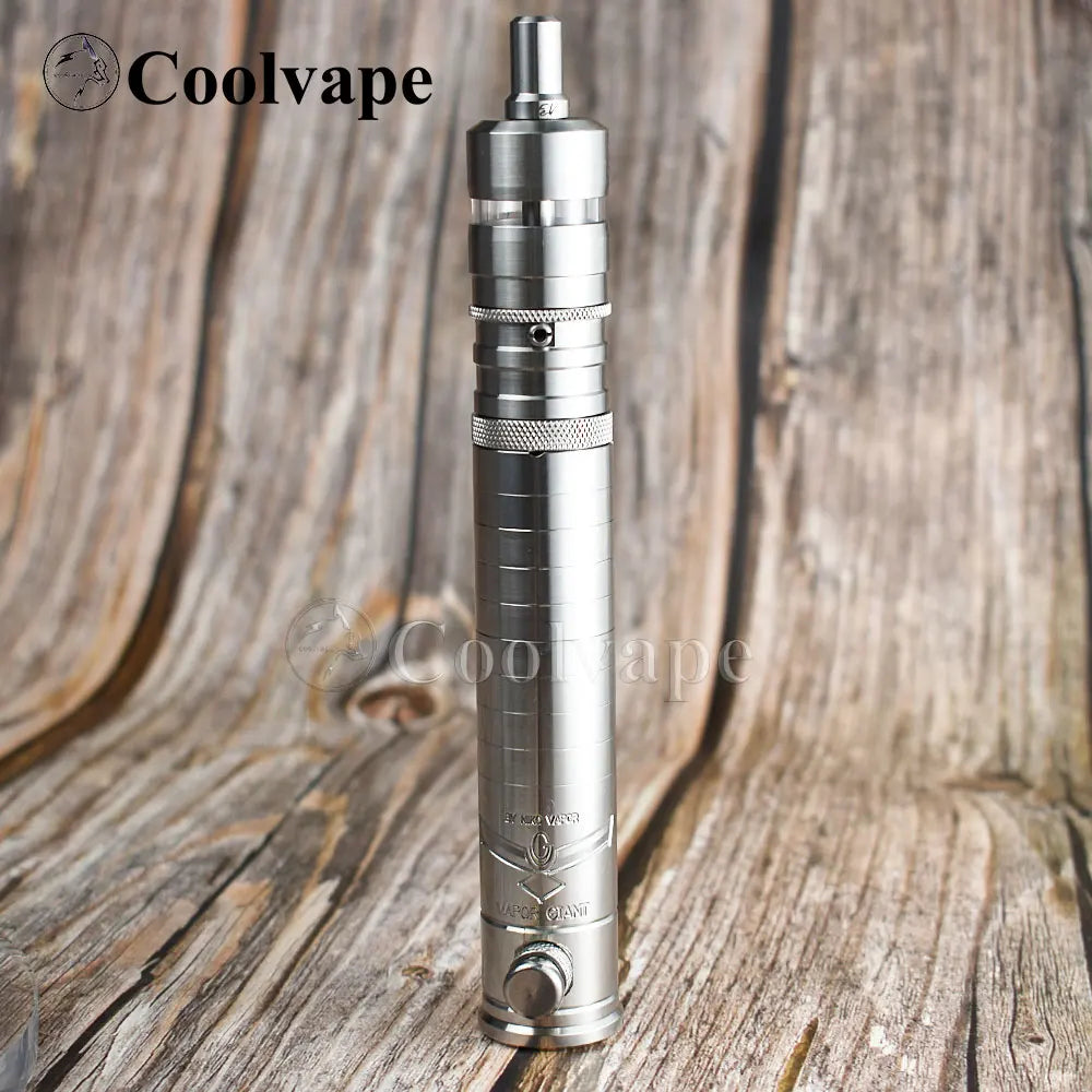 WOLF COOLVAPE Vapor Mod gigante con Flash-E-Vapor V4.5+ rta 316ss 23mm vape Atomizzatore mod meccanico adatto 18650 batteria e-sigaretta