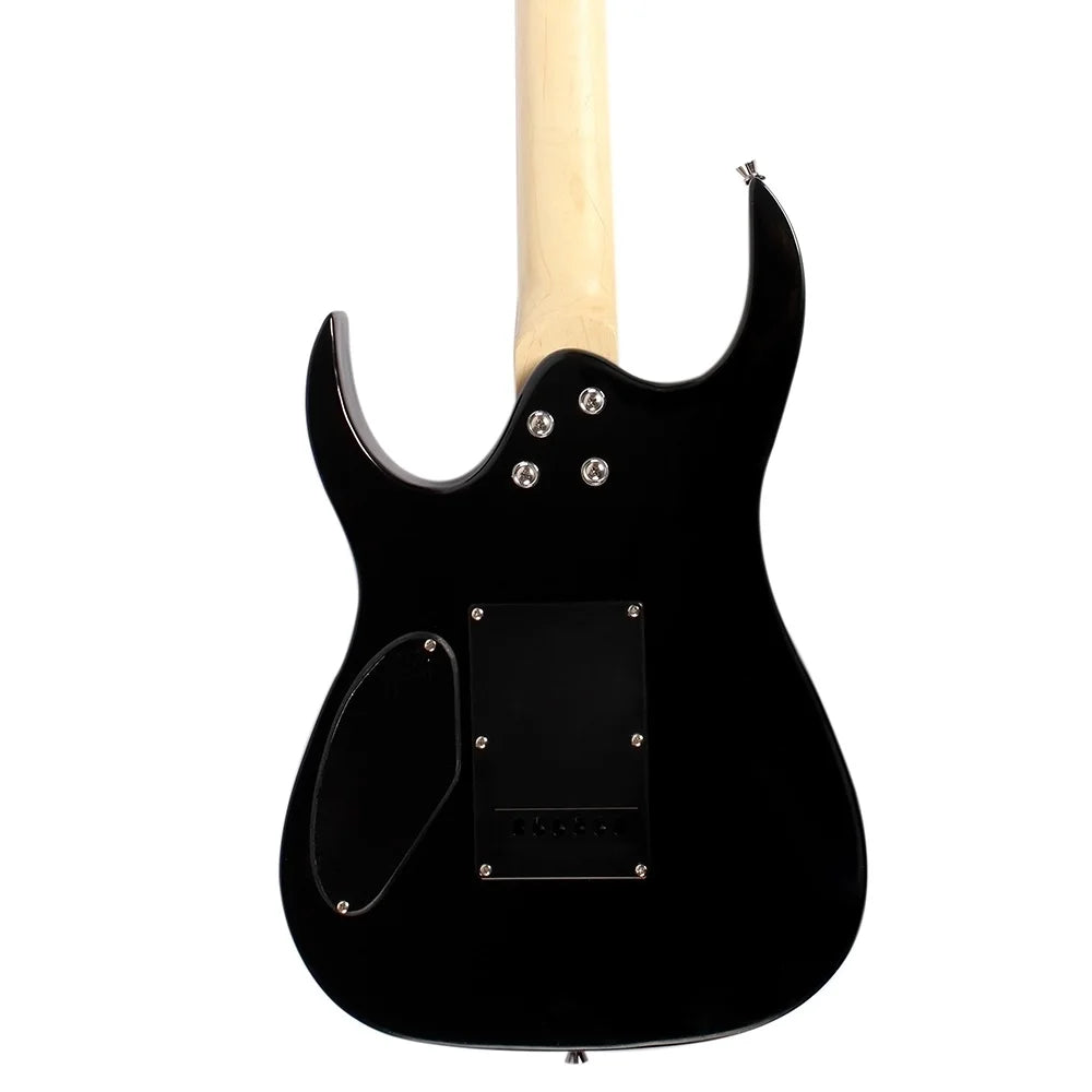 Chitarra elettrica a 6 corde 24 tasti Chitarra elettrica con corpo in acero Guitarra con altoparlante per borsa Parti e accessori per chitarra necessari