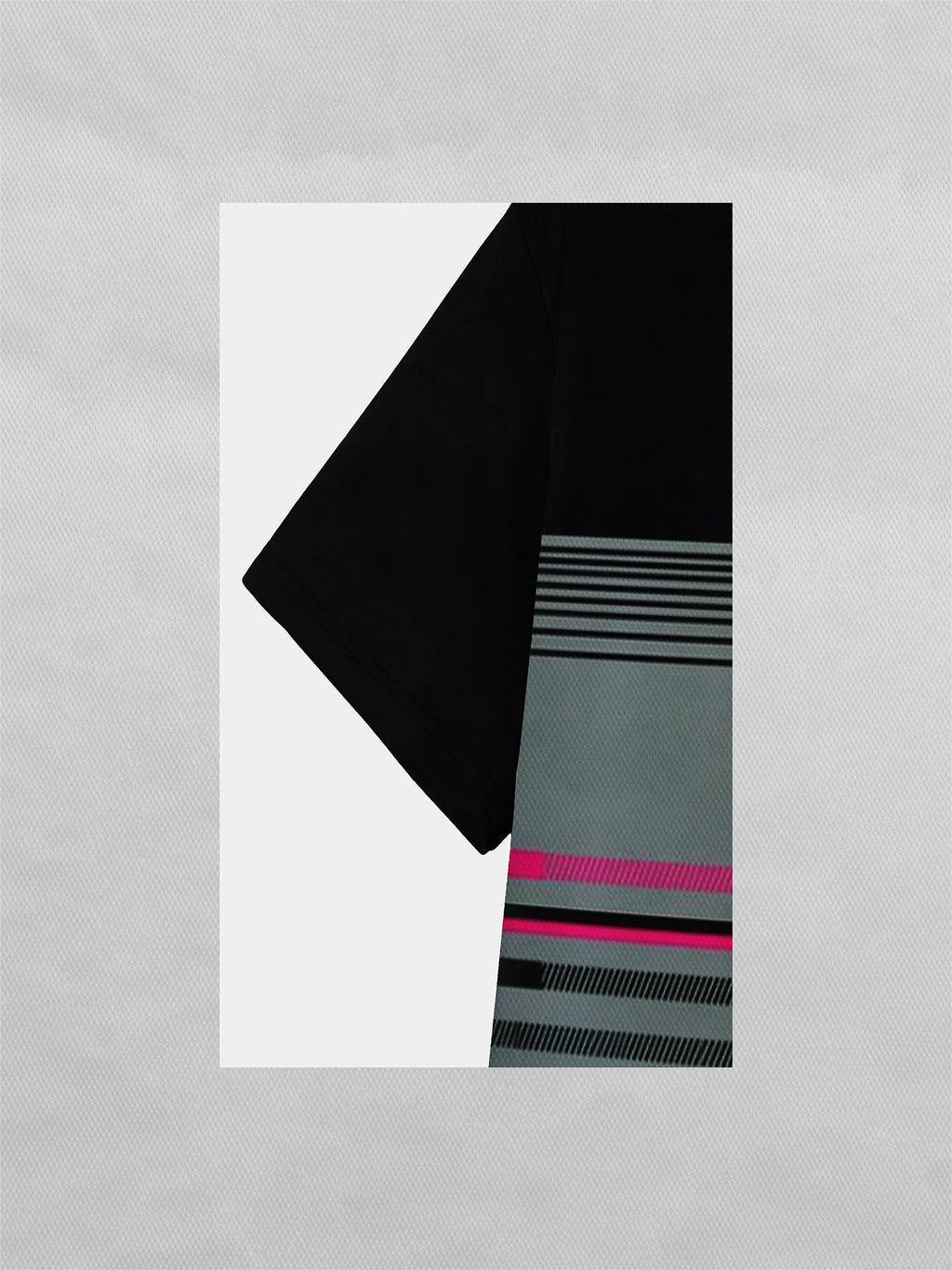 Casual Printed Geometric Striped Men's T-shirt Custom Logo Wholesale 100% Polyester Anti-pilling Digital Printing T-Shirt