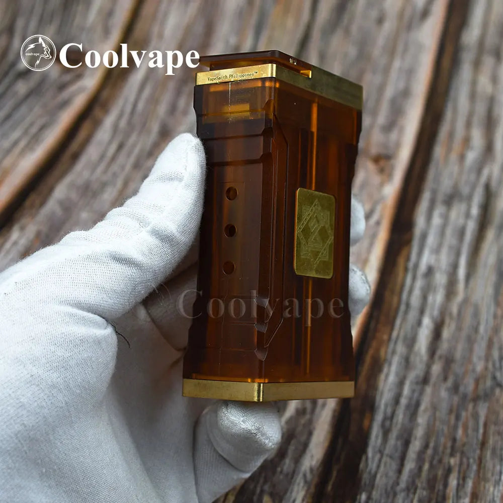 WOLF COOLVAPE knight mod con profilo rda E-sigaretta kit mod meccanici fit 4*18650 batteria ottone PEI materiale mech mod vape