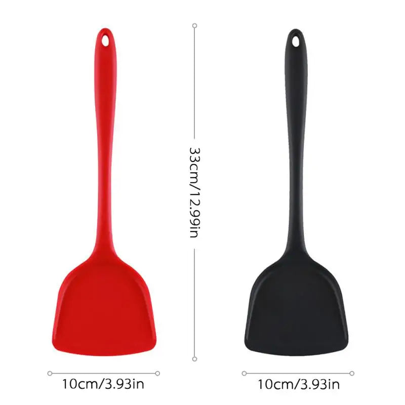 Spatola per tornitori in silicone antiaderente Spatola da cucina resistente al calore Spatola per carne di manzo Spatola per friggere uova Cucchiaio Utensile da cucina Nuovo