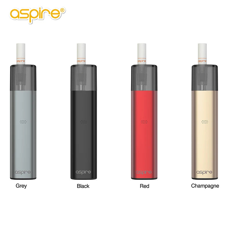 Aspire Vilter Vape Kit sigaretta elettronica Pod Mod sistema filtro carta Drip Tip Design per fumare smettere con bobina a rete da 1,0ohm