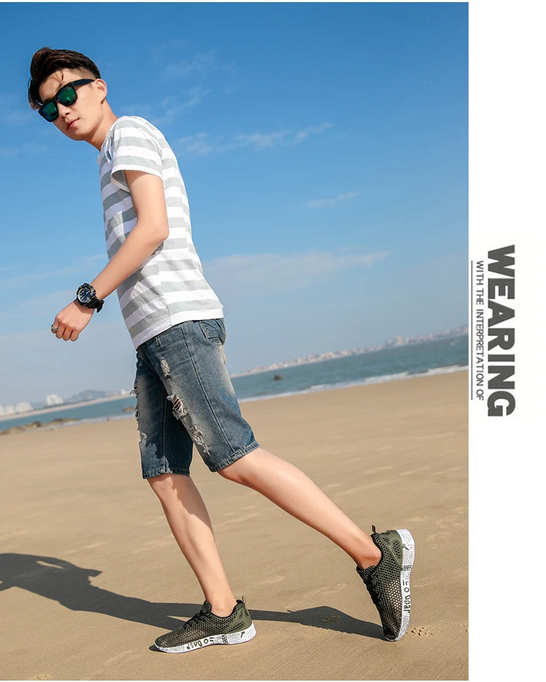 Scarpe casual da uomo estive di alta qualità Scarpe da acqua Scarpe da ginnastica in mesh d'aria Origin Calzature sportive in schiuma di moda Scarpe da spiaggia Scarpe da acqua