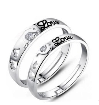 23 tipi lover anelli Endless Love Fidanzamento Matrimonio di Una Coppia Anelli Aneis Mens Dei Monili Impegno Anelli d'argento dei monili di colore