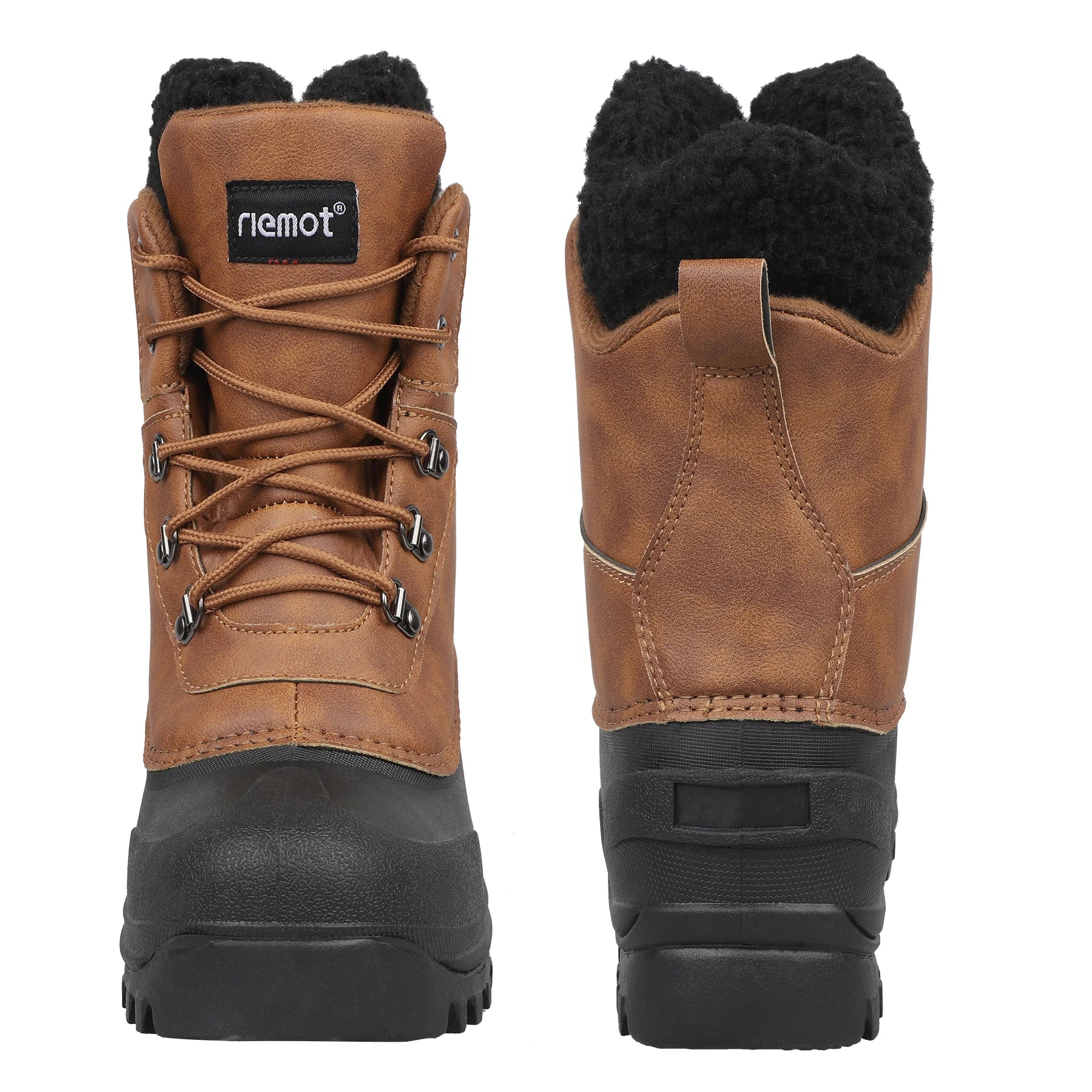 Wholesale 2022 New Design Removable Lining Hiking Leather Shoes Designer Snow Boots for Men Women