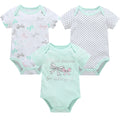 Kavkas Body per neonate 6/3 pezzi/lotto Abbigliamento estivo in cotone per neonati Body a maniche corte per neonati 0-3 mesi Abbigliamento per neonati