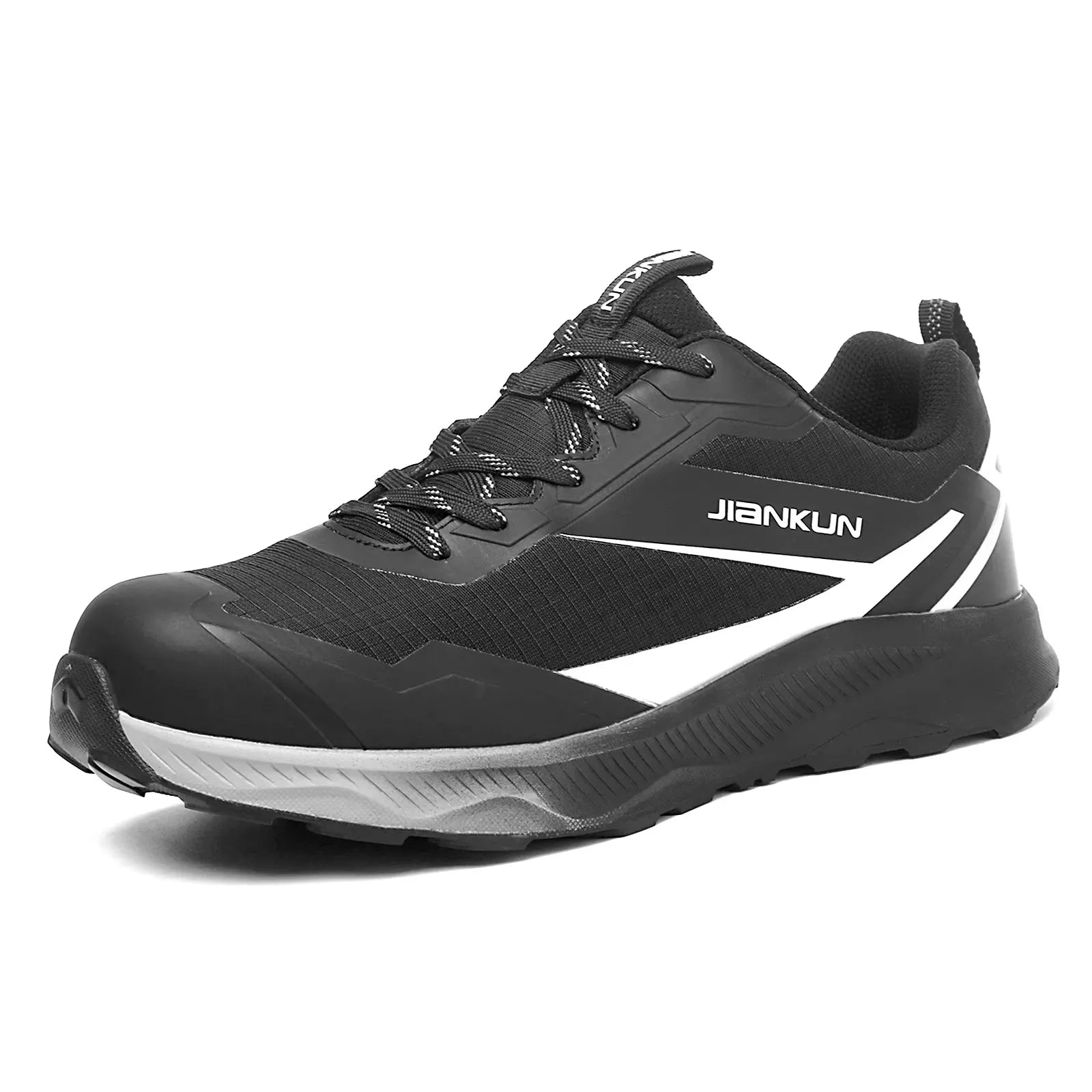 JIANKUN ASTM CE Certified Sports Shoes for Men and Women Composite Toe Mesh+TPU Midsole EVA+Rubber Outsole Winter Safety Shoes