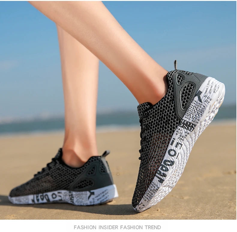 Scarpe casual da uomo estive di alta qualità Scarpe da acqua Scarpe da ginnastica in mesh d'aria Origin Calzature sportive in schiuma di moda Scarpe da spiaggia Scarpe da acqua