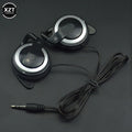 Auricolari da corsa stereo da 3,5 mm Cuffie sportive cablate Auricolari Auricolari universali per telefono cellulare Sony Samsung Computer MP3 4