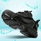 Rotary Buckle Work Safety Shoes for Men and Women Air Soft Sole Lightweight Protective Work Sneakers Men Breathable Boots