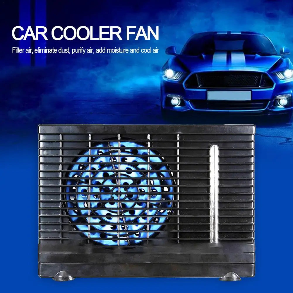 Condizionatore d'aria portatile per auto 12V regolabile 60W condizionatore d'aria per auto ventola di raffreddamento raffreddamento evaporativo per ghiaccio d'acqua