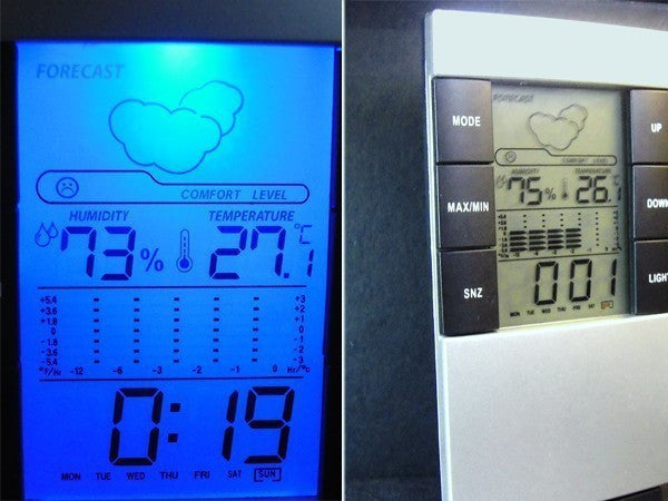 Stazione Meteorologica Domestica Con Temperatura Umidità Interna Esterna Allarme