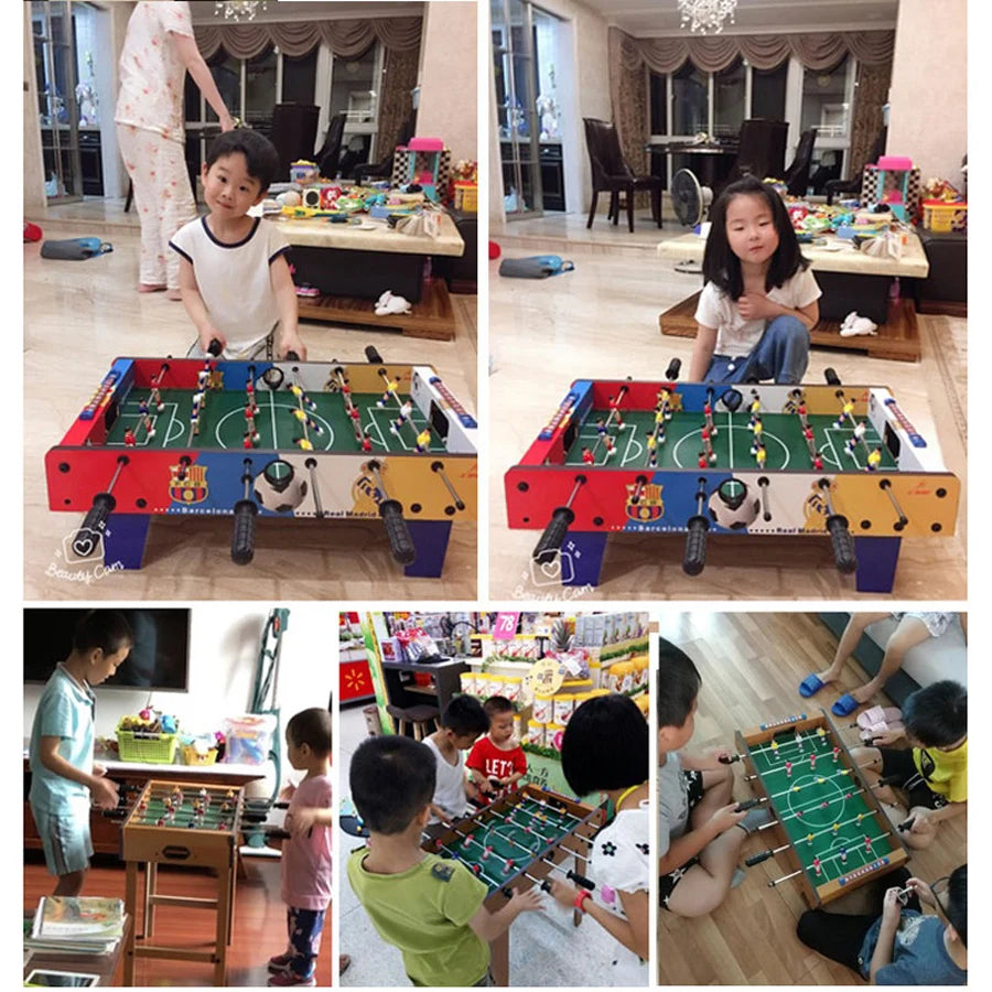 Giochi da tavolo da calcio Tavolo da biliardino Tavoli da calcio Tavola da festa Mini balle Palla da bambino Gioco di interazione da scrivania Regalo per giocatore per bambini T4
