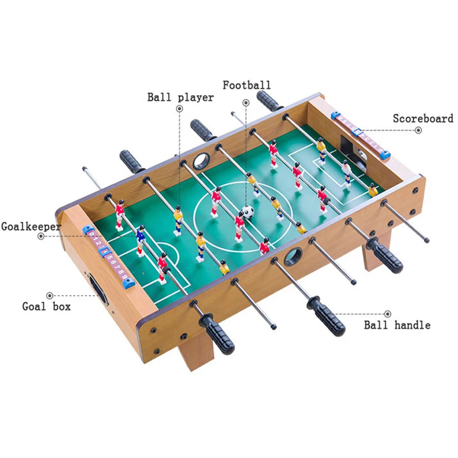 Giochi da tavolo da calcio Tavolo da biliardino Tavoli da calcio Tavola da festa Mini balle Palla da bambino Gioco di interazione da scrivania Regalo per giocatore per bambini T4