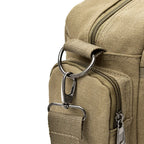 Borsa a Tracolla Uomo Tela Grigia – Cartella Grande Casual