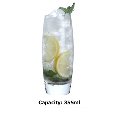 Bicchieri in cristallo senza piombo, creativi, per bibite, Collins, tumbler, per acqua, succo, birra e cocktail