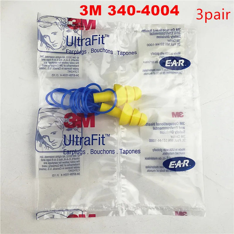Vari stili Original 3M Authentic Foam tappi per le orecchie con filo morbido Sleep Swimming Protective