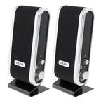 Altoparlanti USB Cablati da 6W Stereo per PC e Laptop Bianco