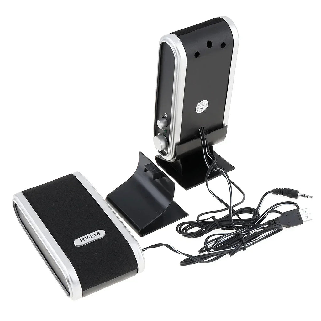 Altoparlanti USB Cablati da 6W Stereo per PC e Laptop Bianco