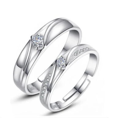 23 tipi lover anelli Endless Love Fidanzamento Matrimonio di Una Coppia Anelli Aneis Mens Dei Monili Impegno Anelli d'argento dei monili di colore