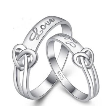 23 tipi lover anelli Endless Love Fidanzamento Matrimonio di Una Coppia Anelli Aneis Mens Dei Monili Impegno Anelli d'argento dei monili di colore