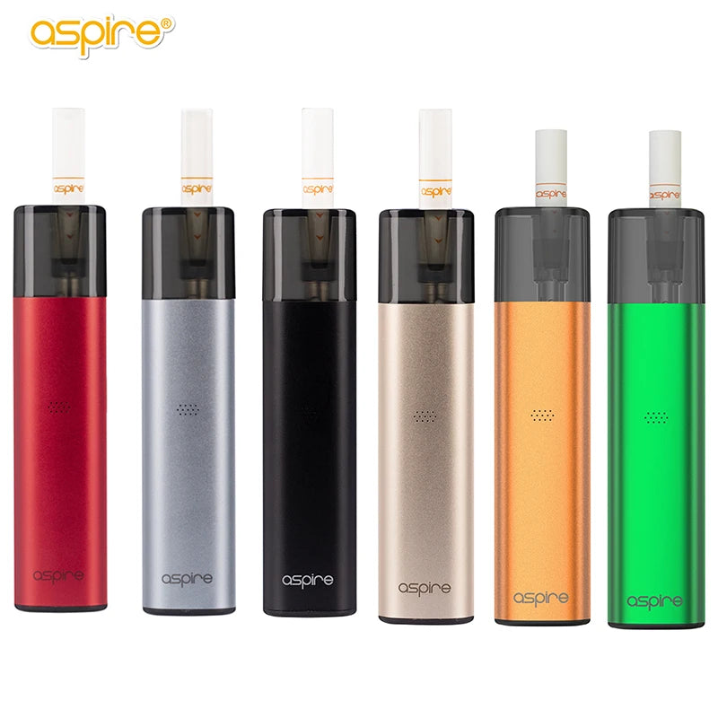 Aspire Vilter Vape Kit sigaretta elettronica Pod Mod sistema filtro carta Drip Tip Design per fumare smettere con bobina a rete da 1,0ohm