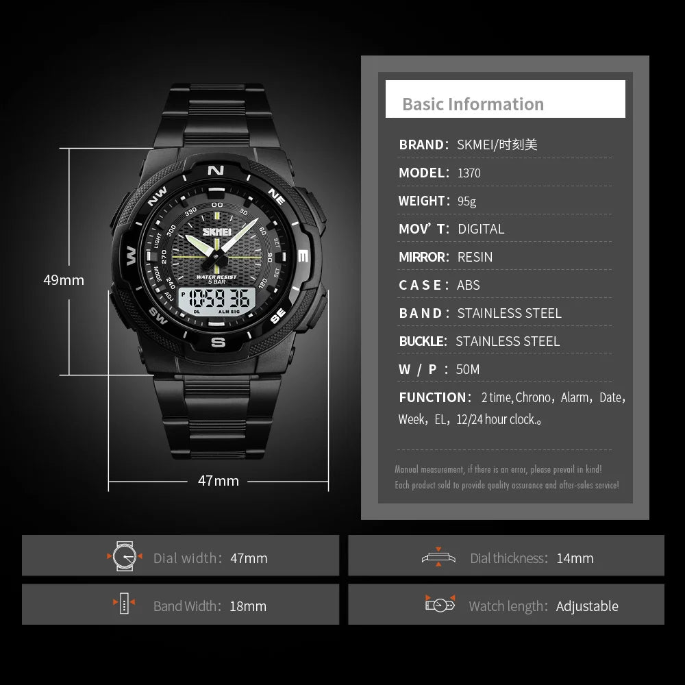 2025 Men Watch  Top Brand Luxury Business Waterproof Wrist Watch Men Fashion Quartz Sports Watches Stainless Steel Mens Watches