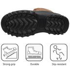 Wholesale 2022 New Design Removable Lining Hiking Leather Shoes Designer Snow Boots for Men Women