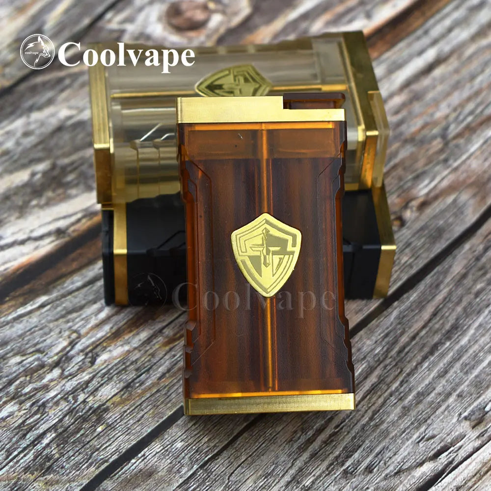 WOLF COOLVAPE knight mod con profilo rda E-sigaretta kit mod meccanici fit 4*18650 batteria ottone PEI materiale mech mod vape