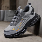 Rotary Buckle Work Safety Shoes for Men and Women Air Soft Sole Lightweight Protective Work Sneakers Men Breathable Boots