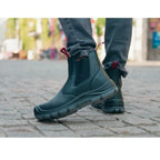 Newstyle Genuine Leather Safety Boot for Men Women Casual Safety Work Shoes  PU Outsole Steel Toe Winter Season for Construction