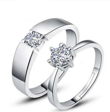 23 tipi lover anelli Endless Love Fidanzamento Matrimonio di Una Coppia Anelli Aneis Mens Dei Monili Impegno Anelli d'argento dei monili di colore