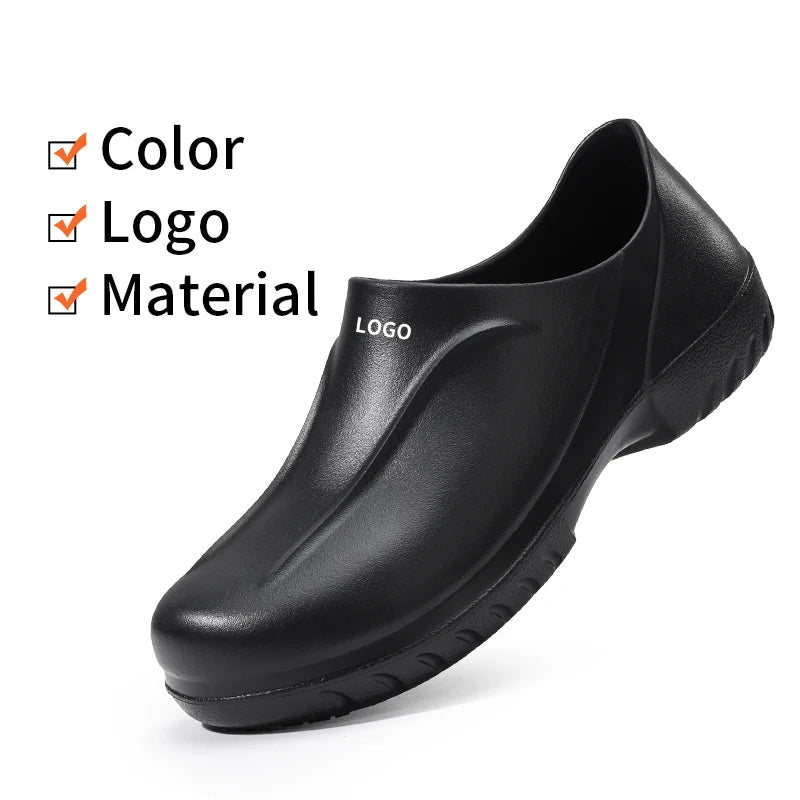 GUYISA Kitchen Non Slip Safety Shoes for Restaurant Hotel Workers Comfortable Footwear for Men and Women