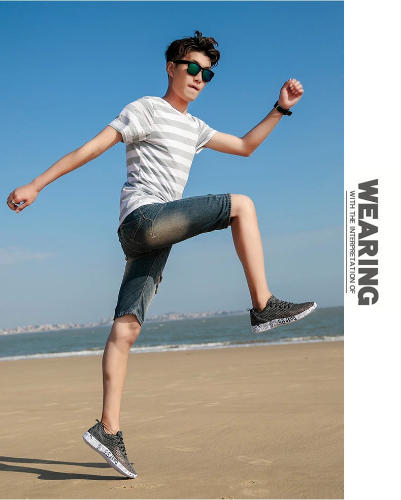 Scarpe casual da uomo estive di alta qualità Scarpe da acqua Scarpe da ginnastica in mesh d'aria Origin Calzature sportive in schiuma di moda Scarpe da spiaggia Scarpe da acqua