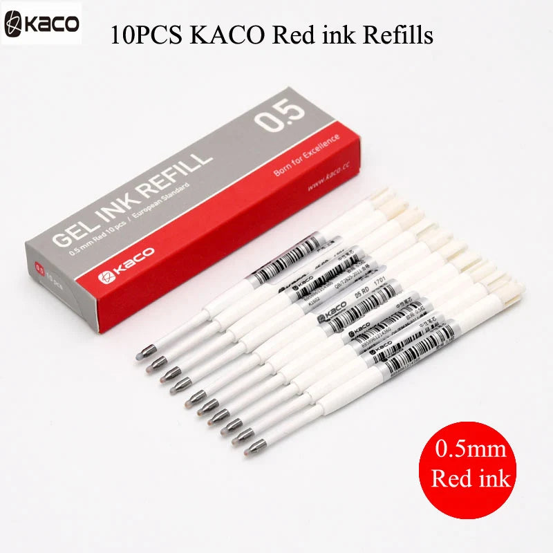BEIFA Metal Gel Ink Sign Pen Rotating 0.5MM Black Switzerland Refill Business Signing School Office Stationery