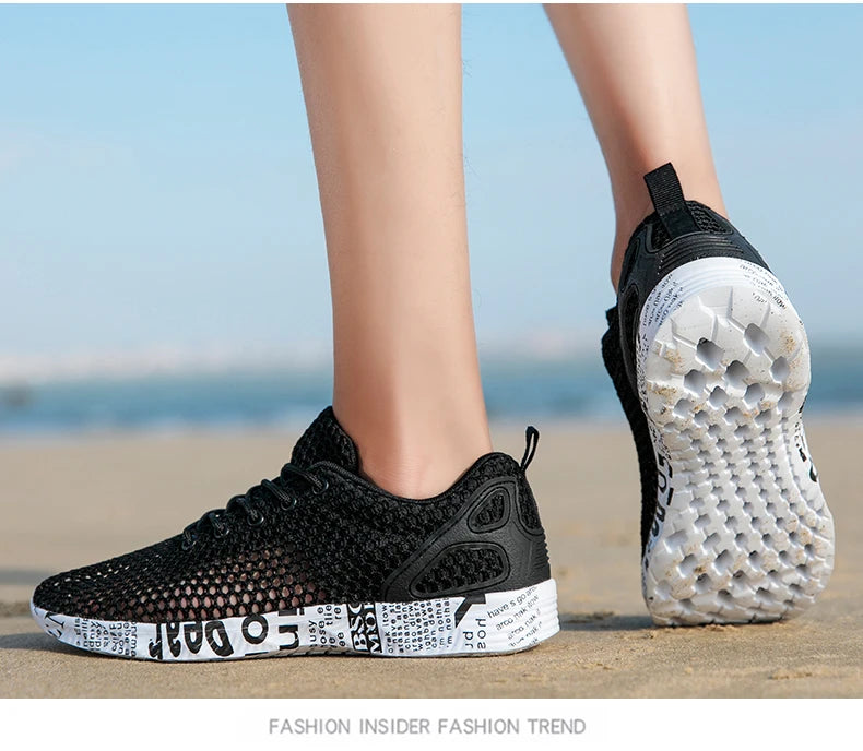 Scarpe casual da uomo estive di alta qualità Scarpe da acqua Scarpe da ginnastica in mesh d'aria Origin Calzature sportive in schiuma di moda Scarpe da spiaggia Scarpe da acqua