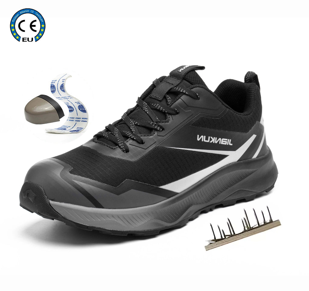 JIANKUN Hot-selling  CE Certified Breathable Lightweight  Safety Work Shoes with Composite Toe for Men and Women OEM Available