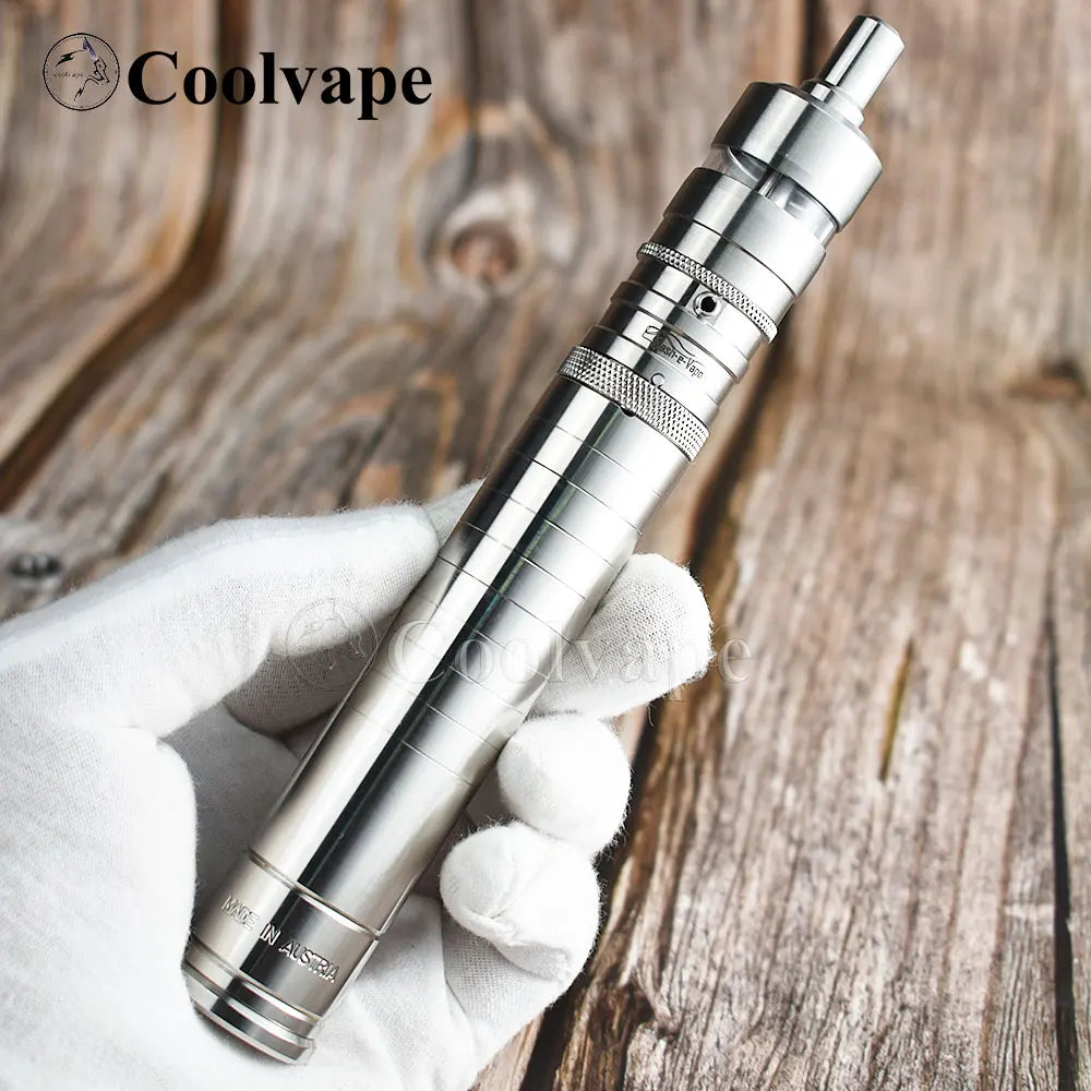 WOLF COOLVAPE Vapor Mod gigante con Flash-E-Vapor V4.5+ rta 316ss 23mm vape Atomizzatore mod meccanico adatto 18650 batteria e-sigaretta