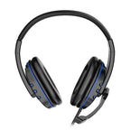 Cuffie Gaming Cablate Con Microfono Per PS4 E PC Nero