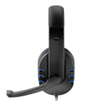 Cuffie Gaming Cablate Con Microfono Per PS4 E PC Nero