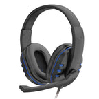 Cuffie Gaming Cablate Con Microfono Per PS4 E PC Nero